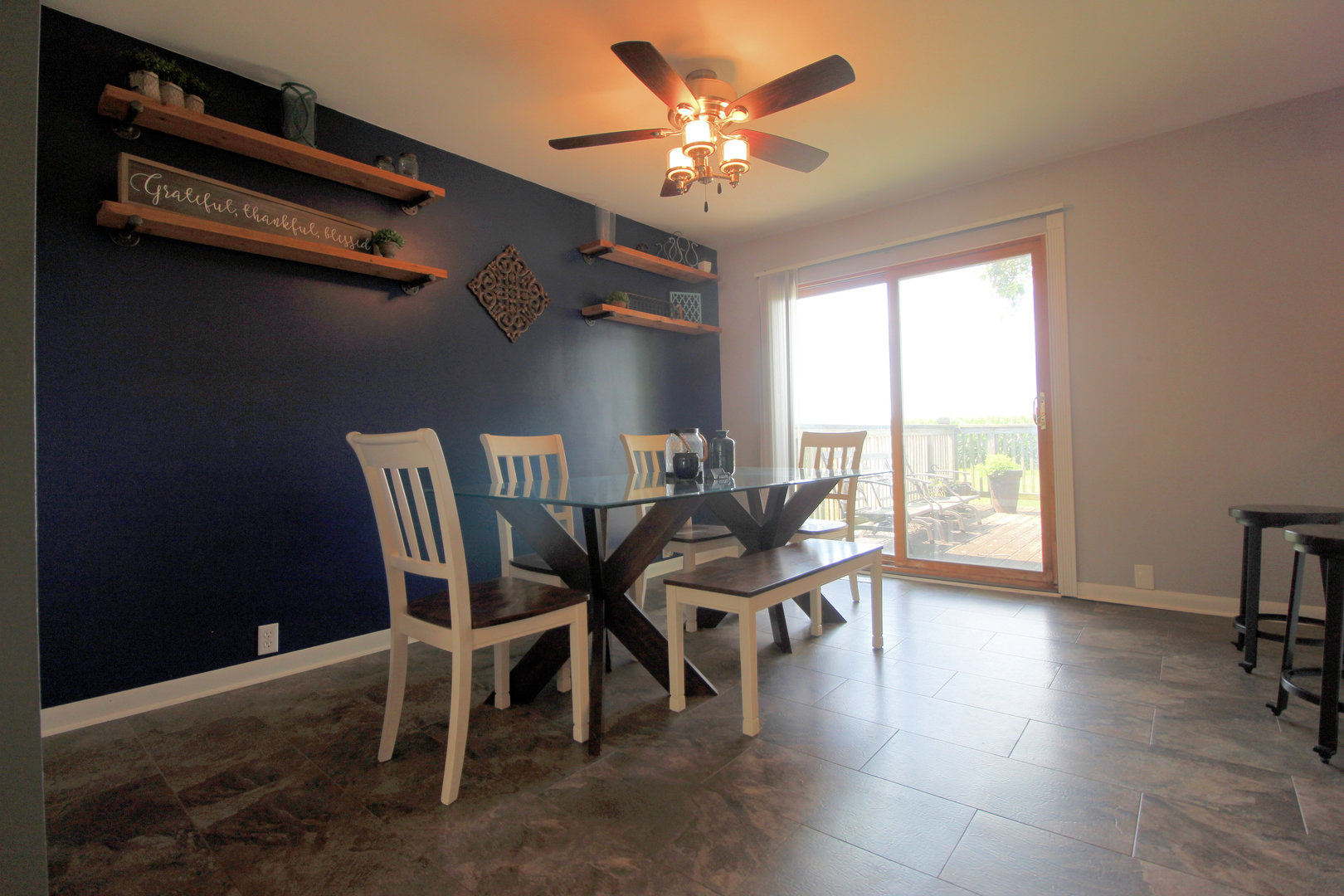 2838 River Road Kankakee, IL 60901 - Photo 5 of 24 a view of a dining room with furniture and a window