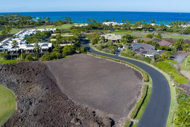 a view of a city with a swimming pool