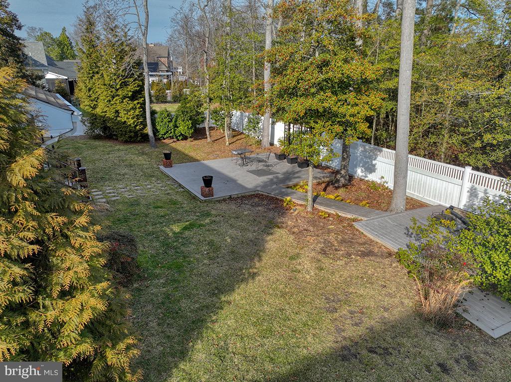 135 Cornwall Road Rehoboth Beach, DE 19971 - Photo 19 of 101 Aerial view of back yard.