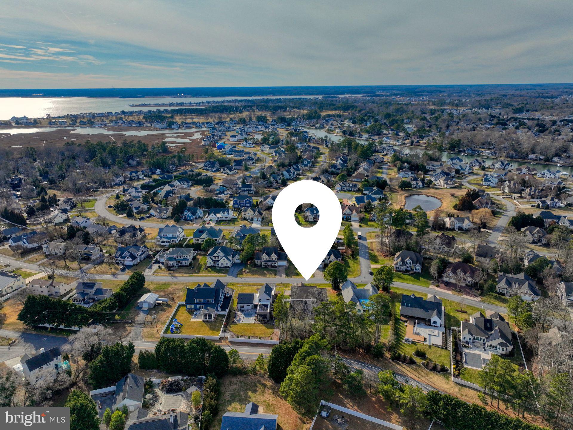 135 Cornwall Road Rehoboth Beach, DE 19971 - Photo 72 of 101 Additional drone view of home.