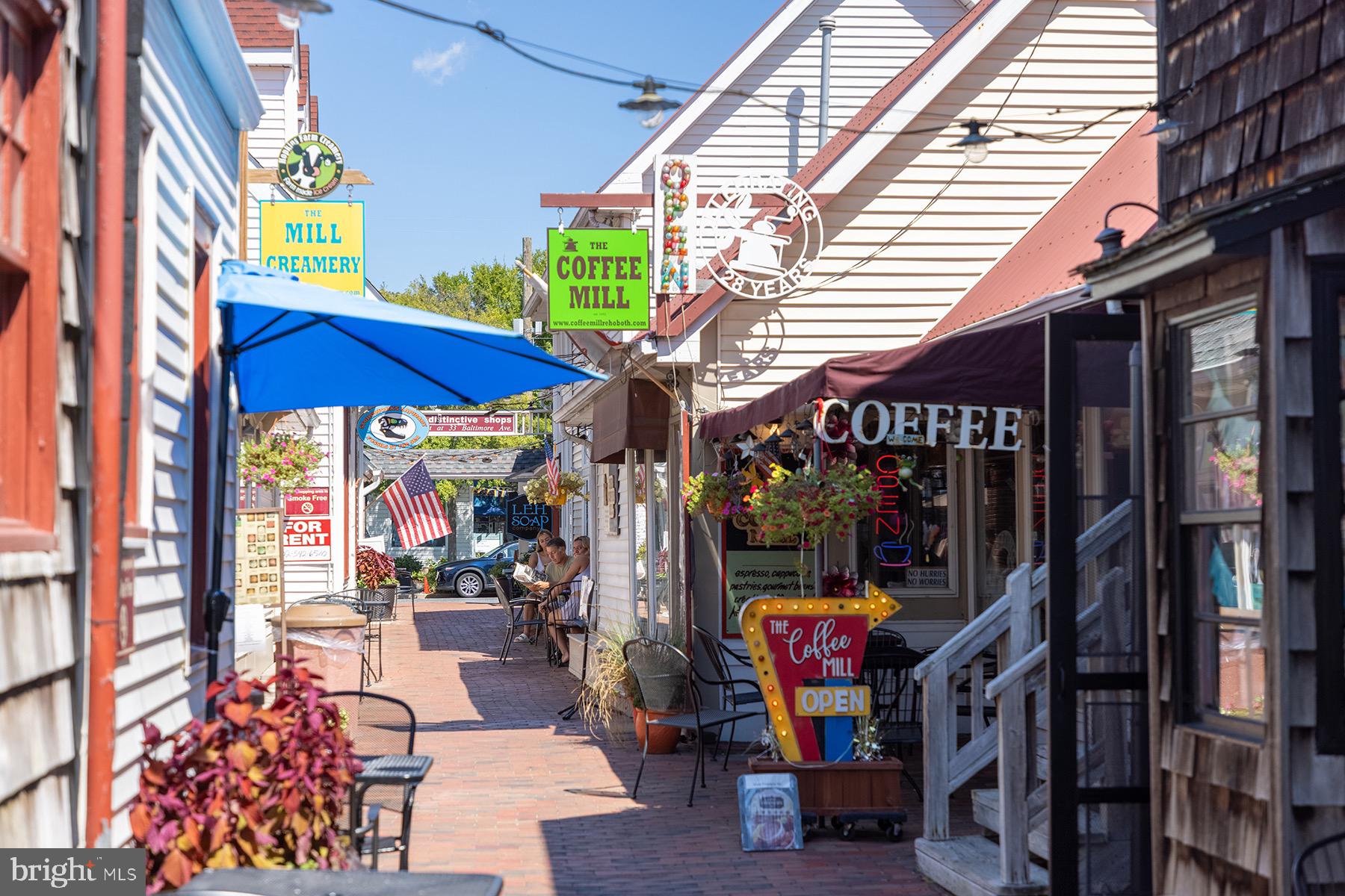 135 Cornwall Road Rehoboth Beach, DE 19971 - Photo 78 of 101 a view of path along with retail shop and outdoor seating