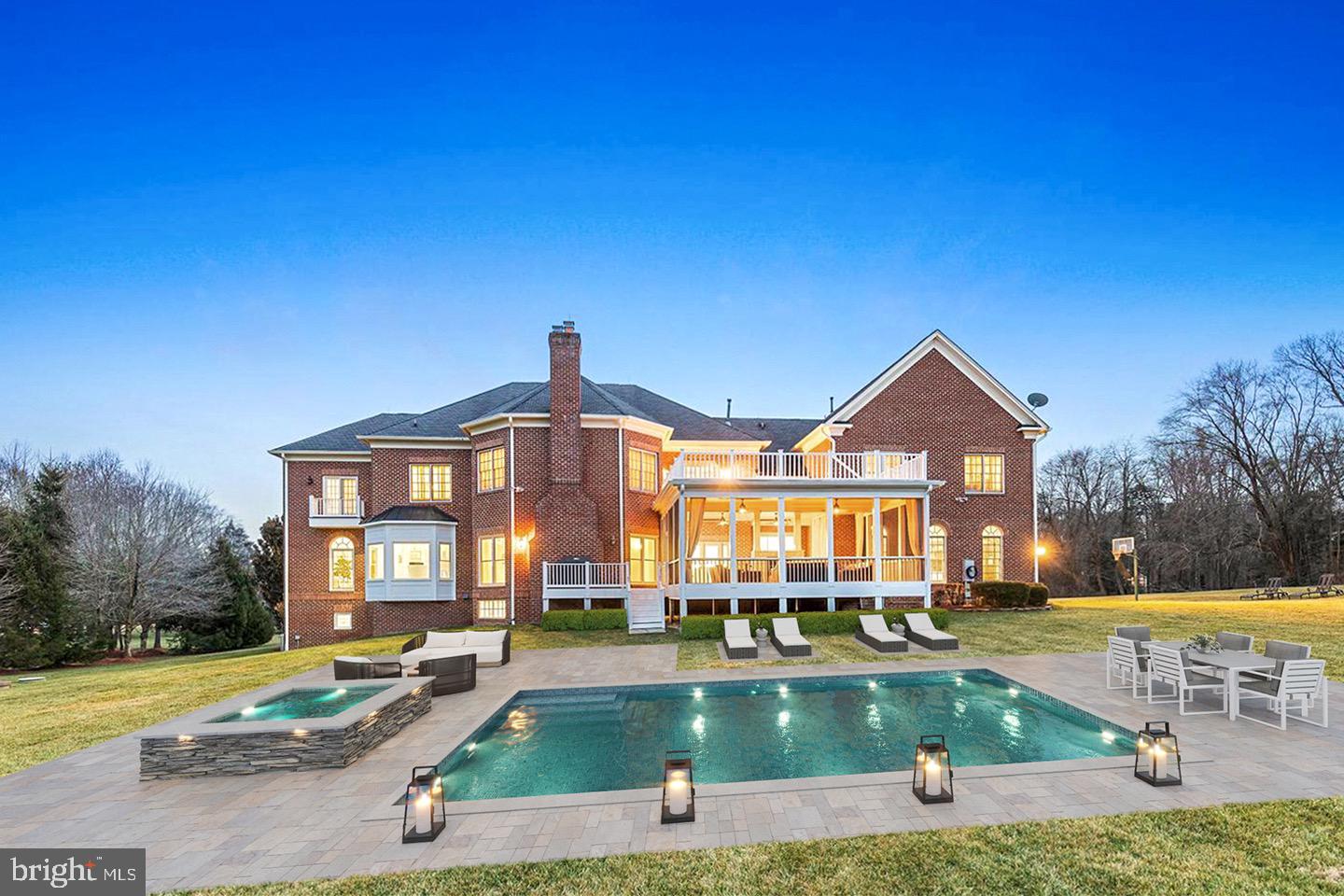 9722 Arnon Chapel Road Great Falls, VA 22066 - Photo 4 of 129 Shown with Optional Pool