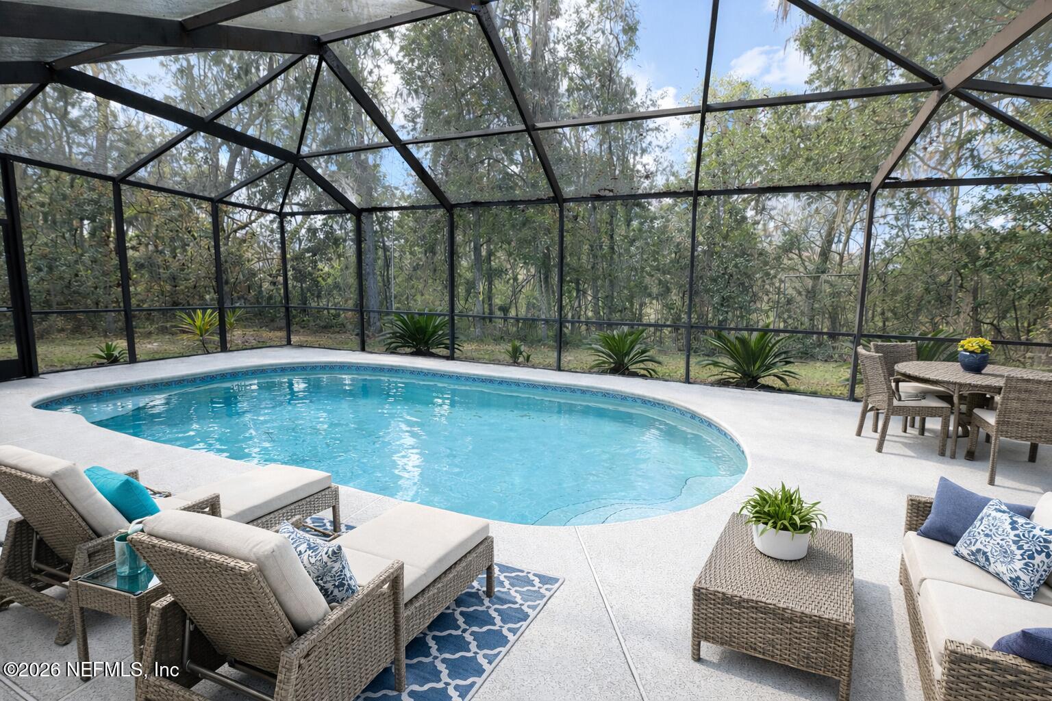 2546 Crooked Creek Point Road Middleburg, FL 32068 - Photo 27 of 31 POOL AREA