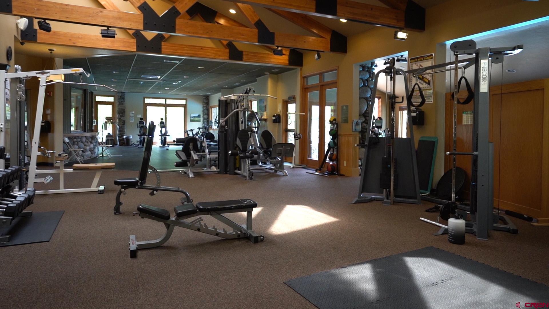 111 West Dalton Road Durango, CO 81301 - Photo 25 of 31 a view of a room with gym equipment