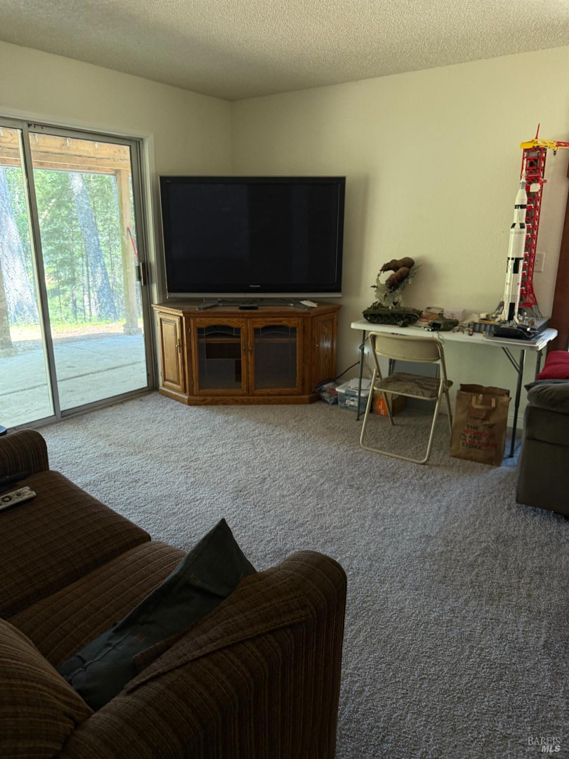 31300 Sherwood Road Willits, CA 95490 - Photo 18 of 29 a living room with furniture and a flat screen tv