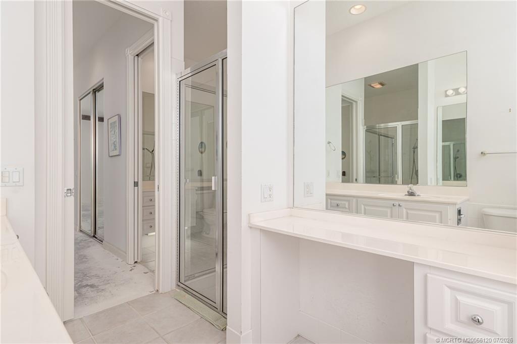 1313 Southwest Balmoral Trace Stuart, FL 34997 - Photo 65 of 70 Current status - 1 of 2 full Master bathrooms in this Divosta model