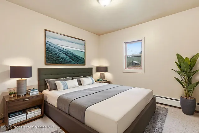 a workspace with furniture