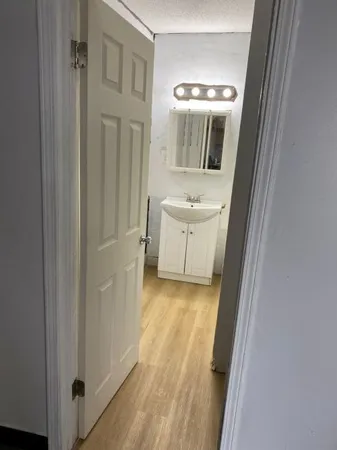 a bathroom with a sink and a toilet