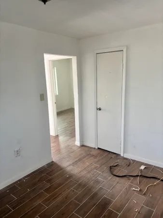 a close view of door