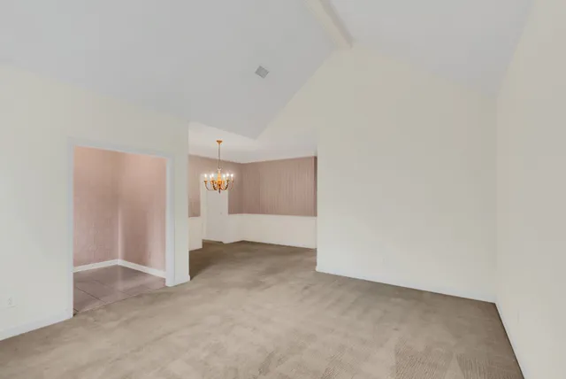 a view of empty room