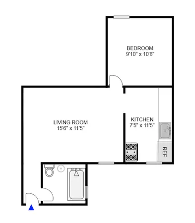 an aerial view of a residential houses with outdoor space