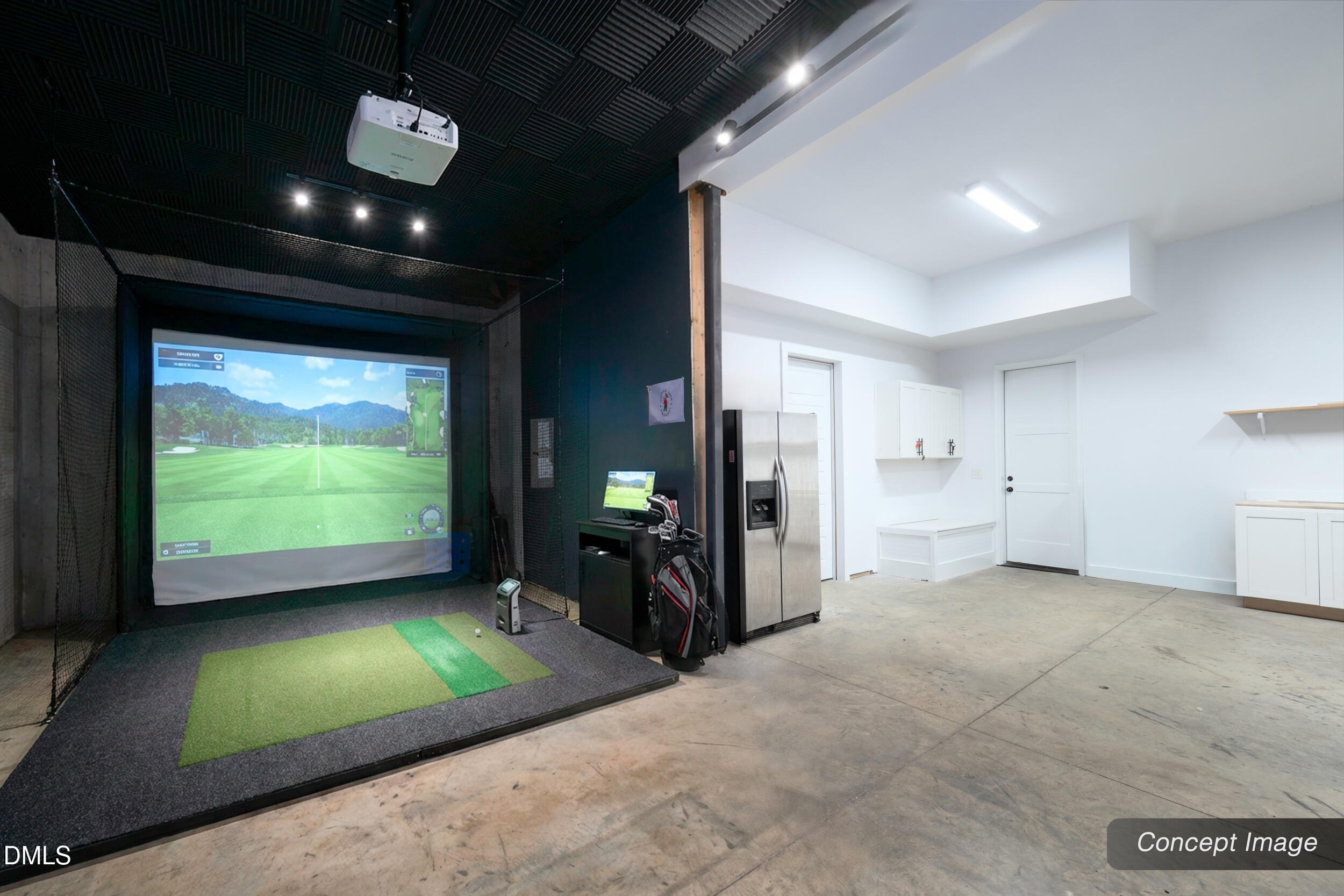 343 Deer Mountain Road Pittsboro, NC 27312 - Photo 43 of 55 a view of a room with gym equipment