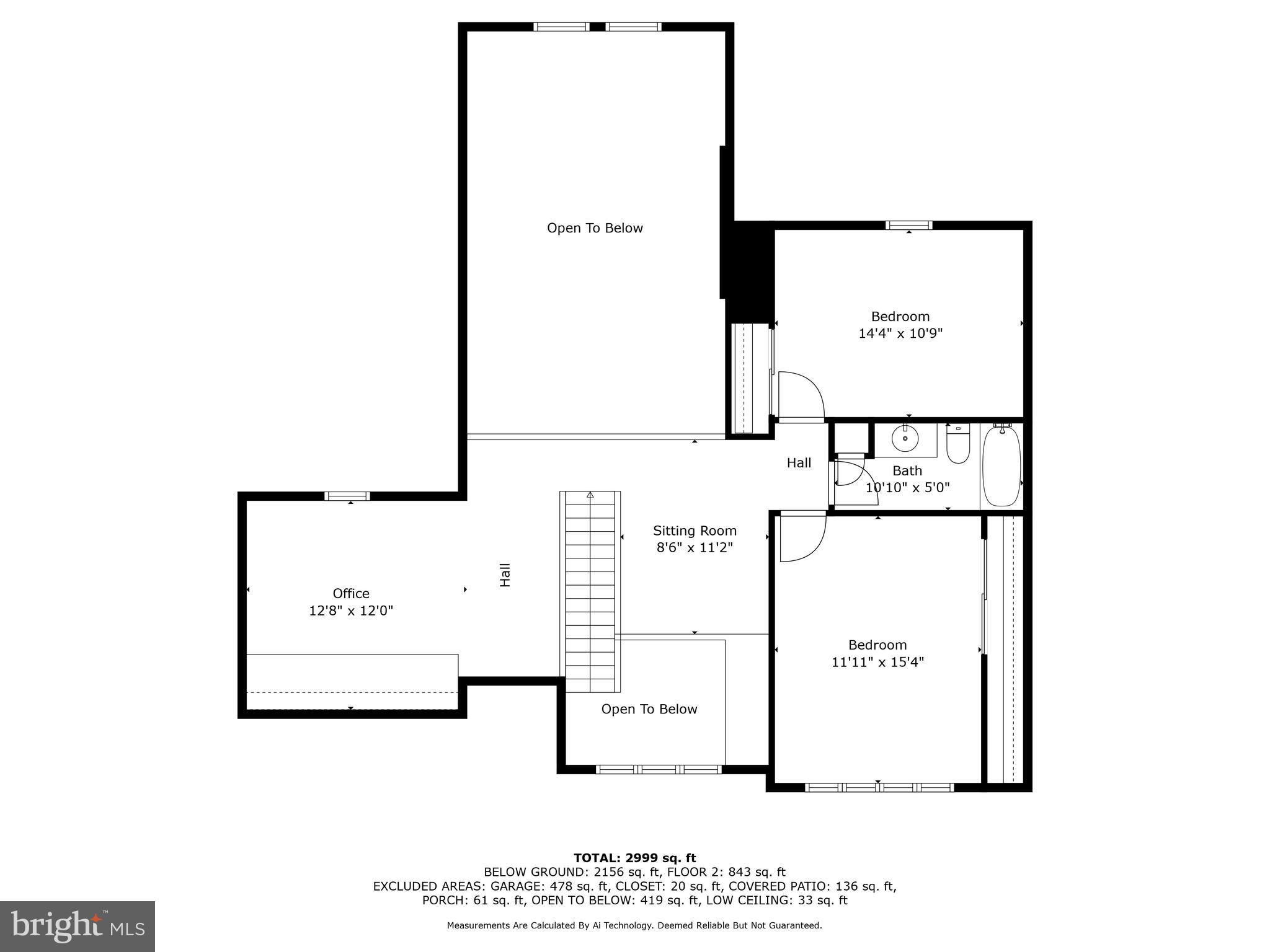 2423 Still Forest Road Pikesville, MD 21208 - Photo 62 of 62 Upper Level Floor Plan