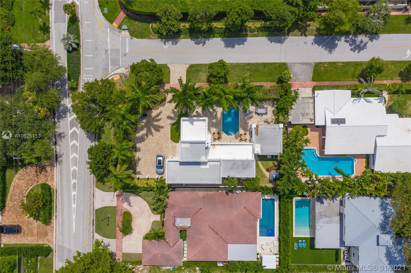 5300 Pine Tree Drive Miami Beach, FL 33140 - Photo 38 of 40 an aerial view of residential houses with outdoor space