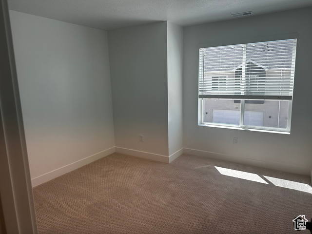 80 South Moonlit Road Mapleton, UT 84664 - Photo 12 of 18 Spare room with carpet and a textured ceiling