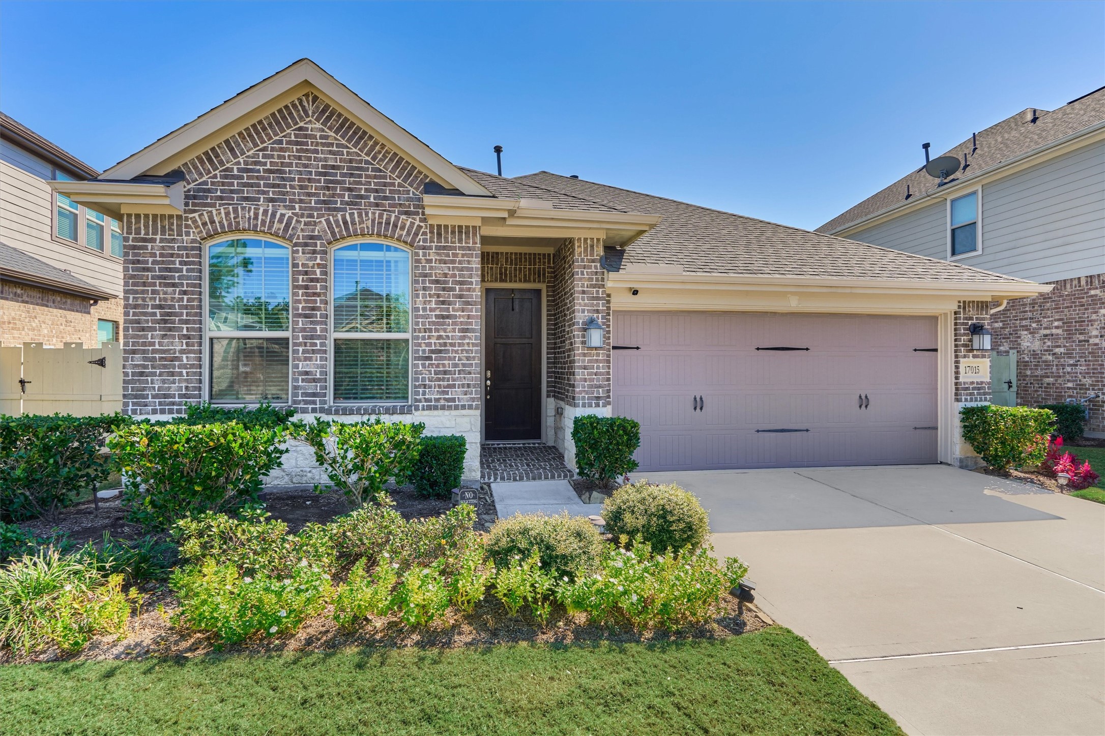 17015 Ash Leaf Way Conroe, TX 77385 - Photo 1 of 25 front view of a house with potted plants