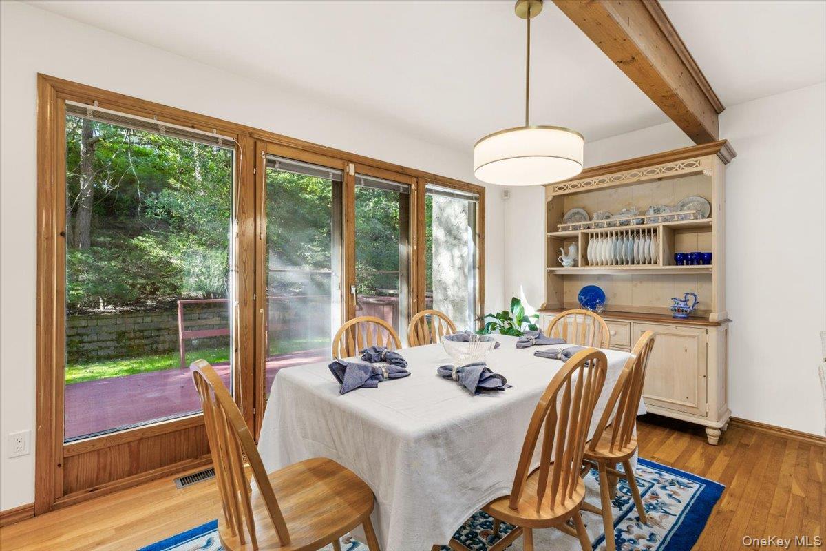 2 Deer Ridge Road Bedford Corners, NY 10549 - Photo 8 of 24 Dining area with sliding glass doors out the back patio.