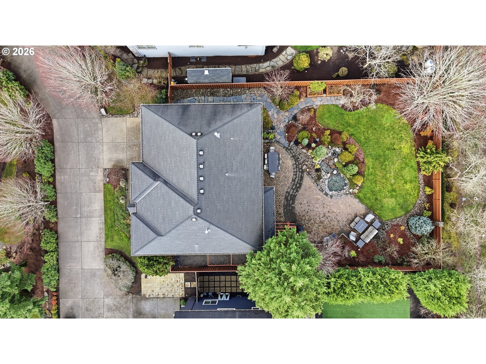 2552 Northwest 12th Circle Camas, WA 98607 - Photo 44 of 46 an aerial view of a house with a garden