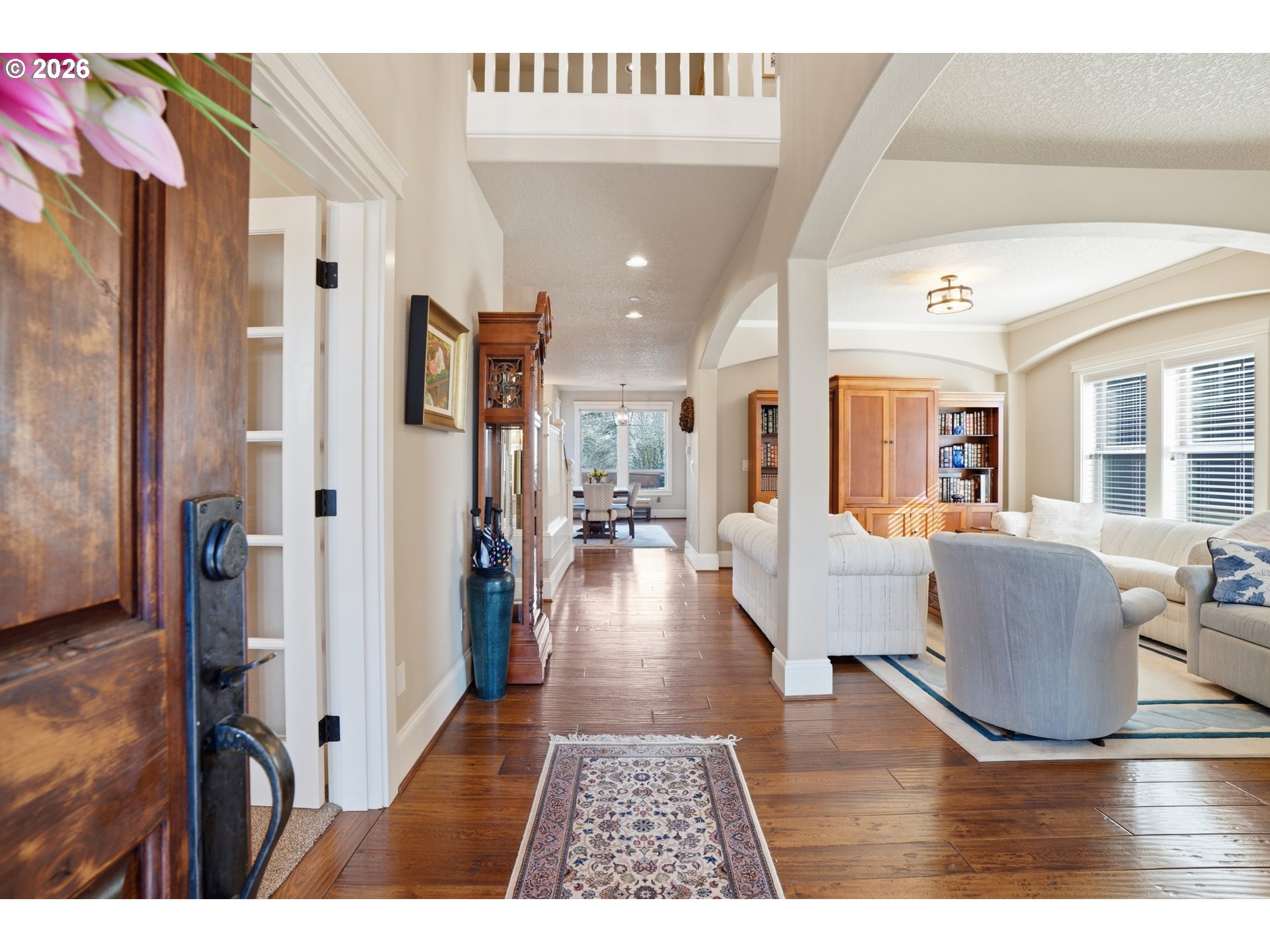 2552 Northwest 12th Circle Camas, WA 98607 - Photo 6 of 46 a living room with furniture and a wooden floor