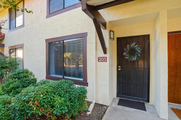 a view of a door with a door