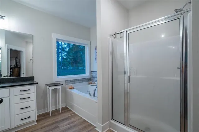 a kitchen with a sink stove and refrigerator