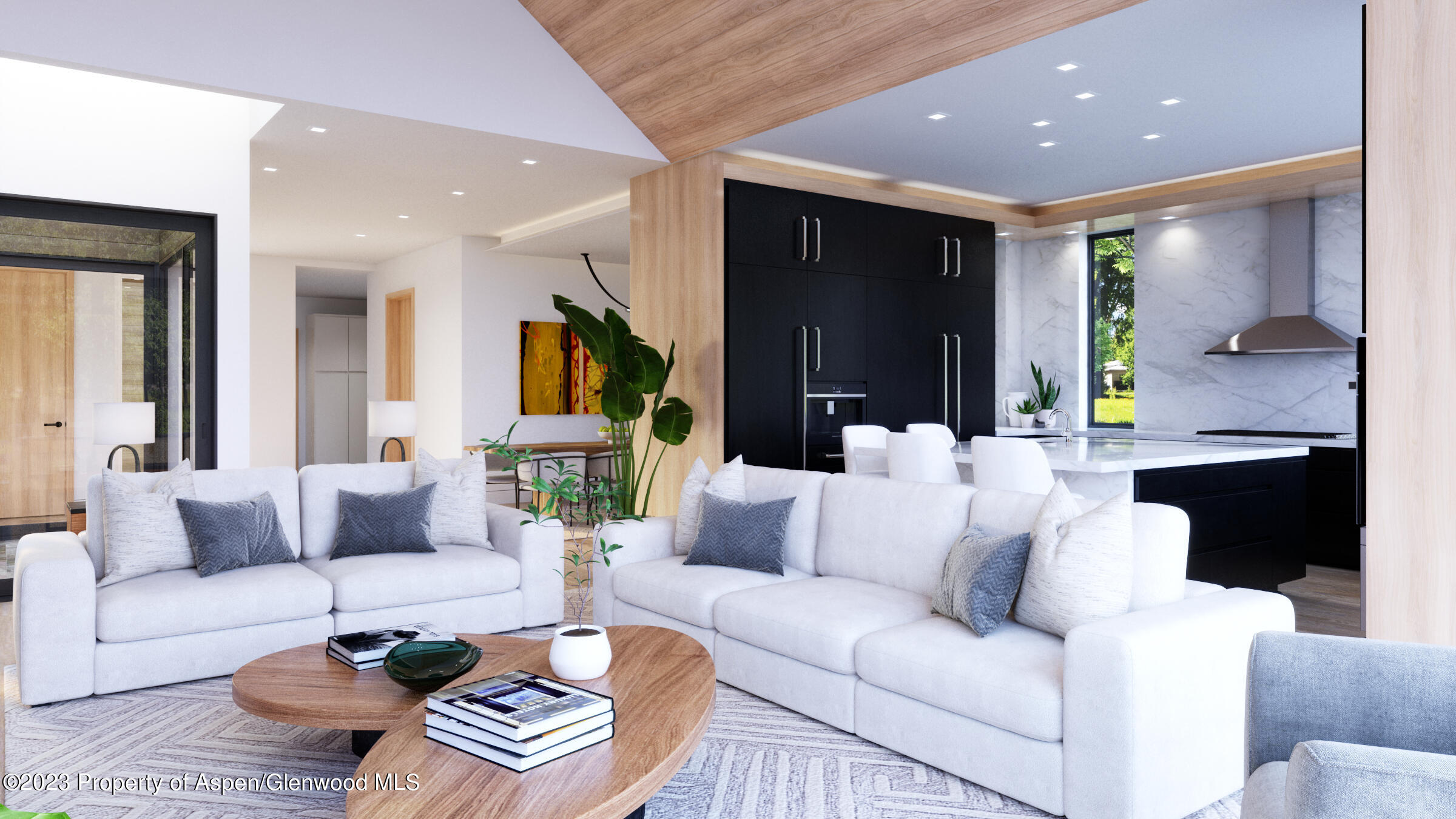 767 Cemetery Lane Aspen, CO 81611 - Photo 7 of 23 a living room with furniture and a large window