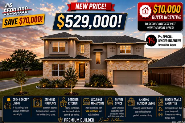 $529,000 | 31805 Acacia Vista, Bulverde, TX 78163
