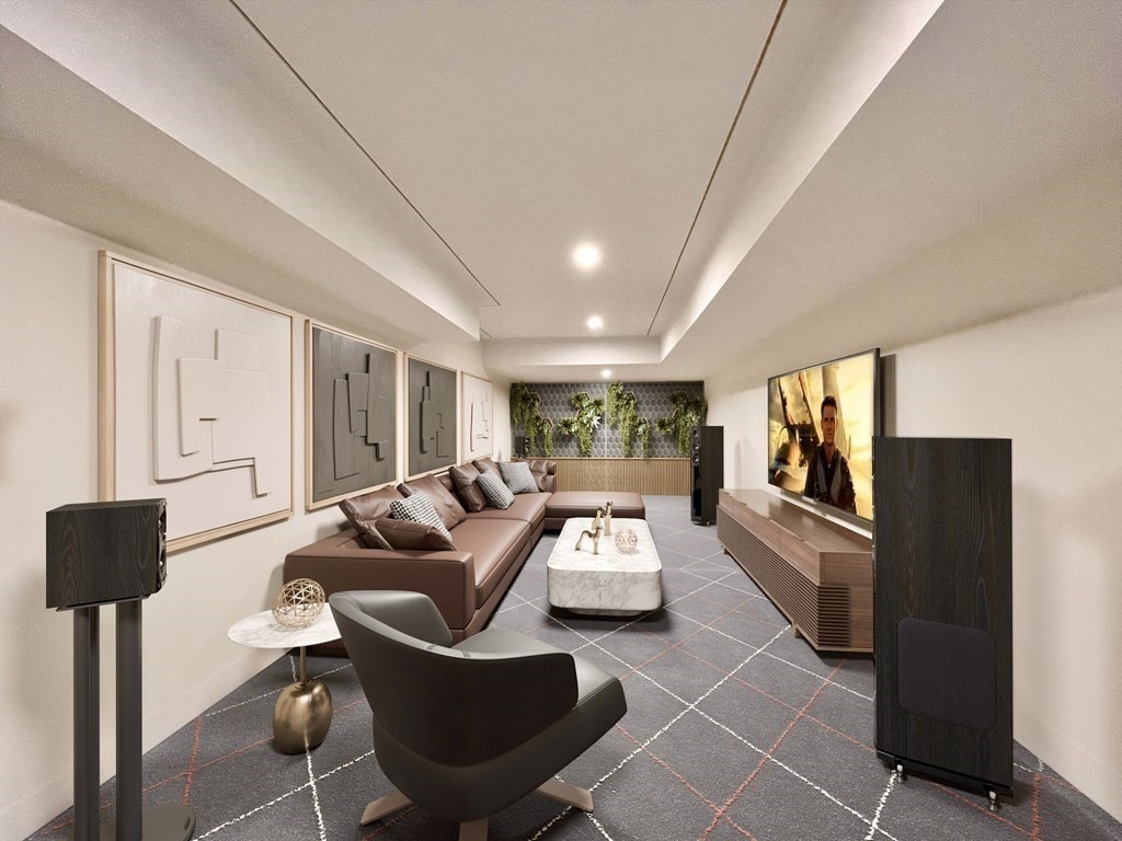 17 Gayland Road Needham, MA 02492 - Photo 27 of 33 a living room with furniture and a flat screen tv