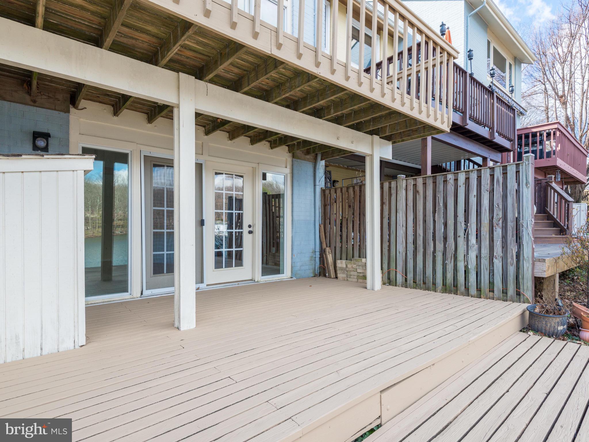 2017 Chadds Ford Drive Reston, VA 20191 - Photo 26 of 32 Deck at lower level to enjoy Lake Thoreau