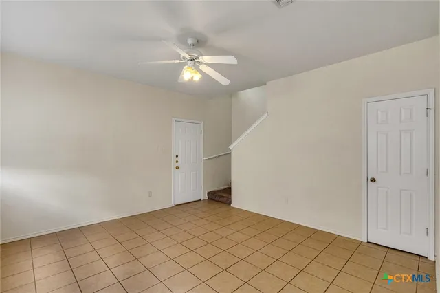 a view of an empty room