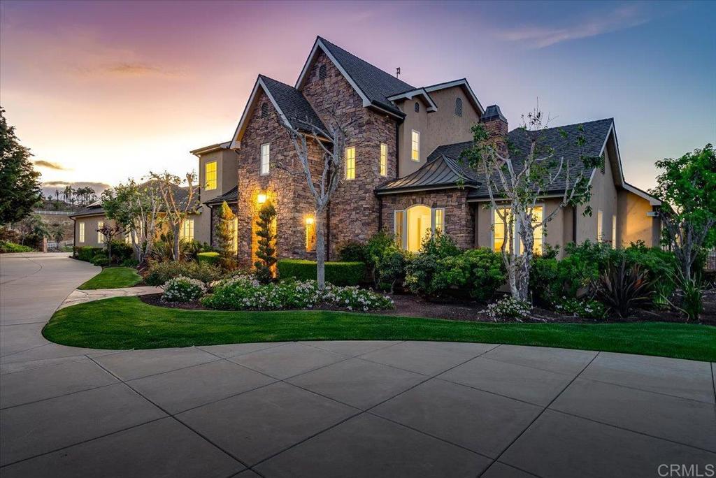 32110 Dos Ninas Bonsall, CA 92003 - Photo 67 of 75 a front view of house with yard and green space