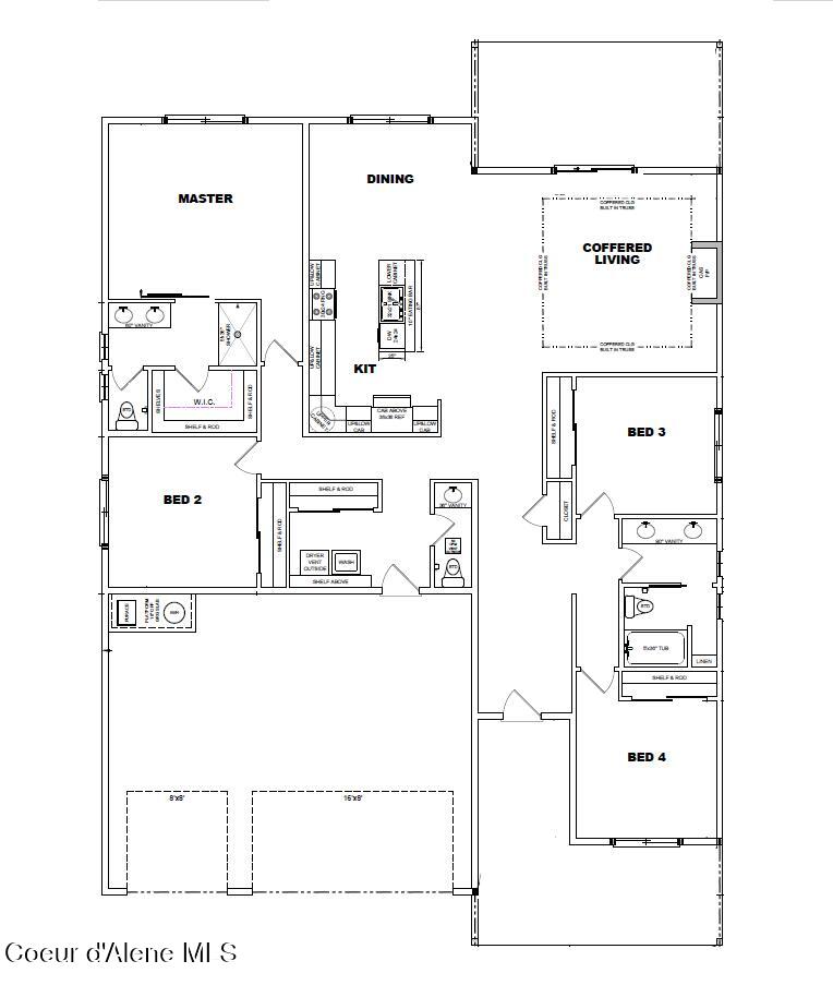 13357 North Bale Street Rathdrum, ID 83858 - Photo 43 of 43 2125SF Floorplan