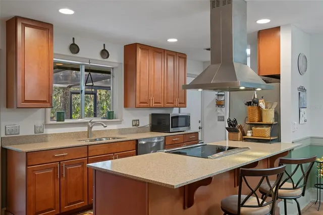 a view of an front door