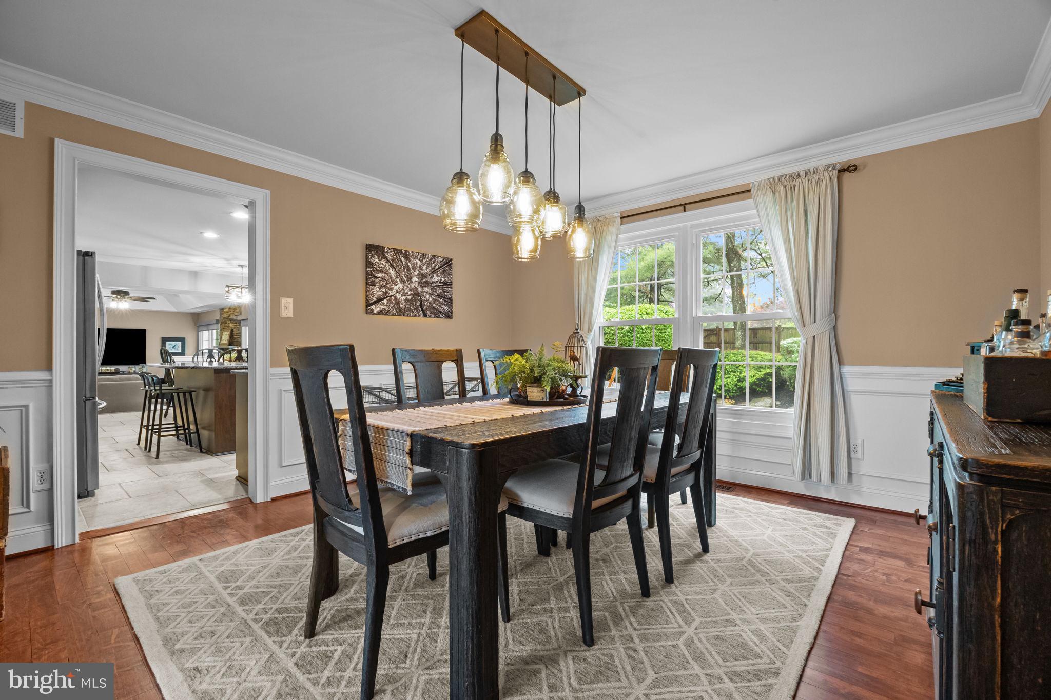 121 Beech Drive Hatboro, PA 19040 - Photo 18 of 46 a view of a dining room with furniture window and wooden floor