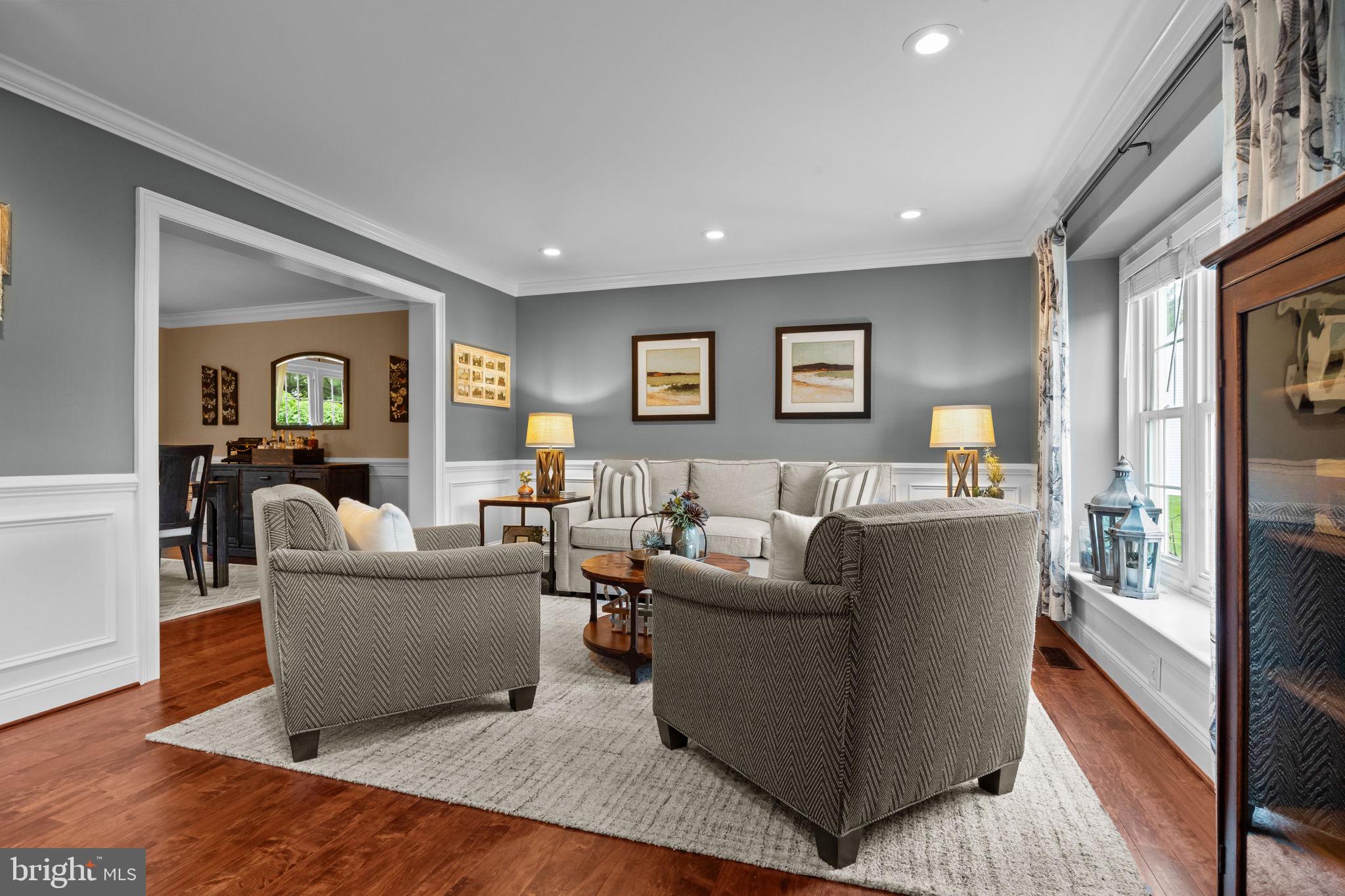 121 Beech Drive Hatboro, PA 19040 - Photo 6 of 46 a living room with furniture and a wooden floor