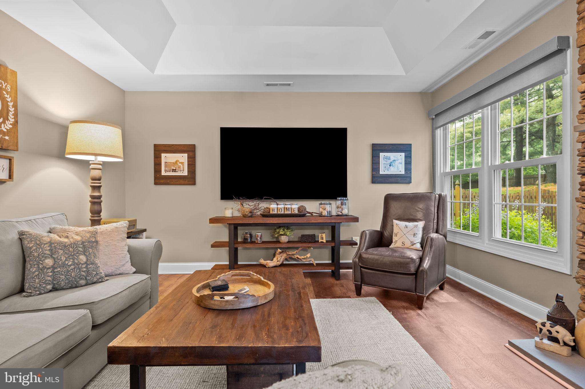 121 Beech Drive Hatboro, PA 19040 - Photo 9 of 46 a living room with furniture and a flat screen tv