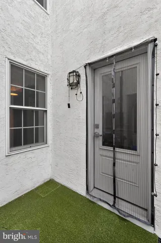 a view of front door of a house