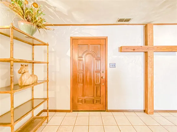 a view of front door