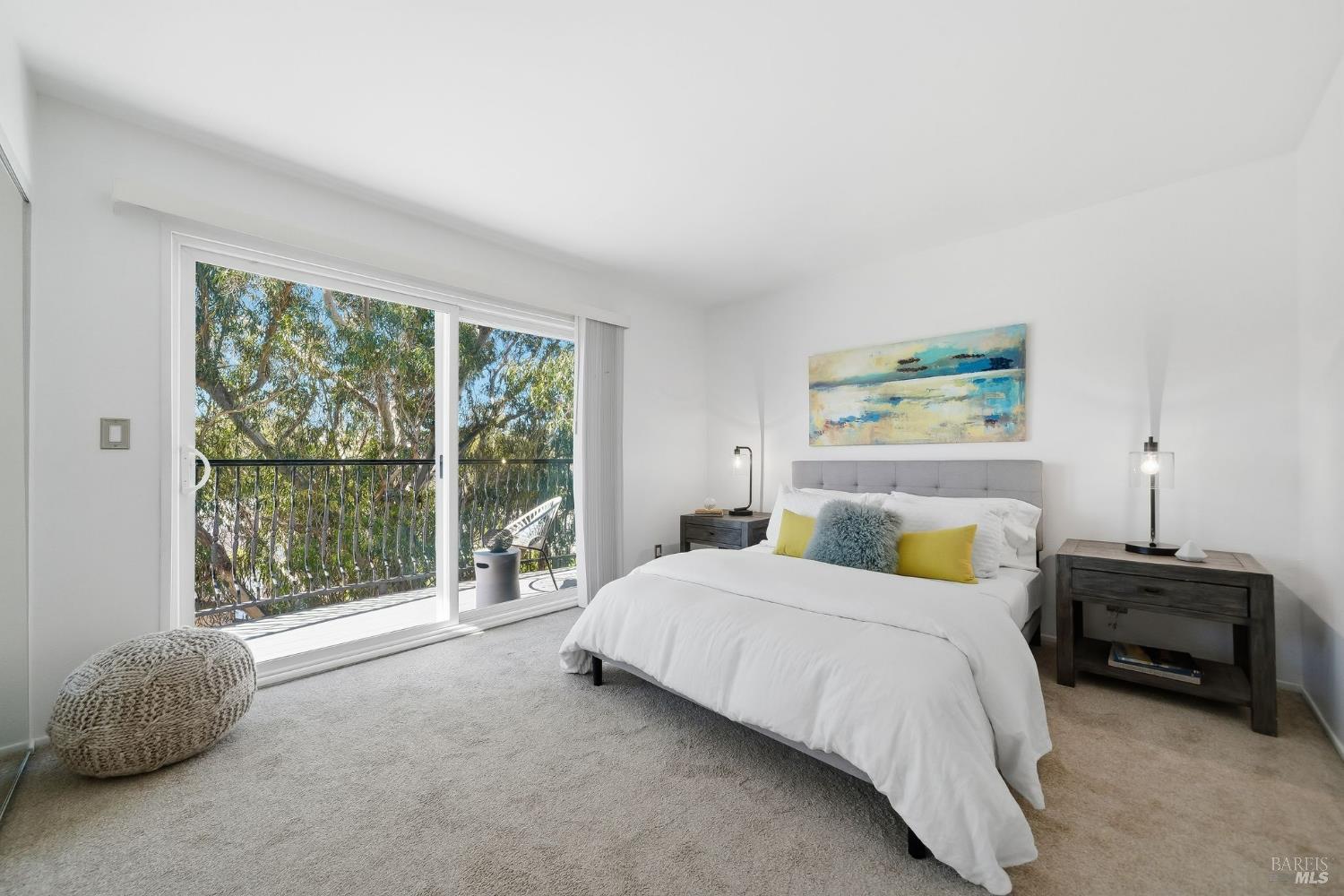 10 Professional Center Parkway, Unit 1 San Rafael, CA 94903 - Photo 17 of 35 a bedroom with a bed and a window