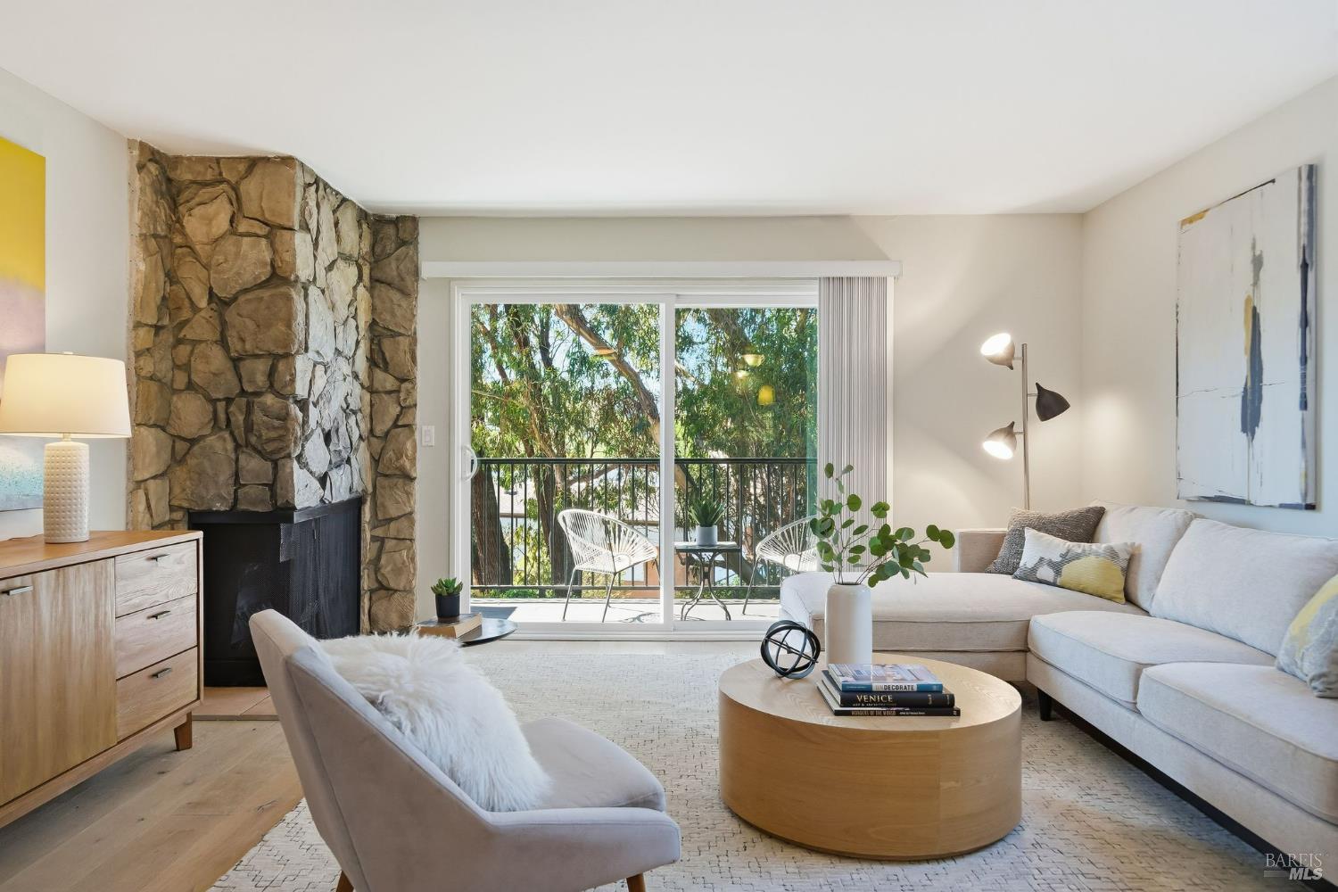 10 Professional Center Parkway, Unit 1 San Rafael, CA 94903 - Photo 3 of 35 a living room with furniture and a large window