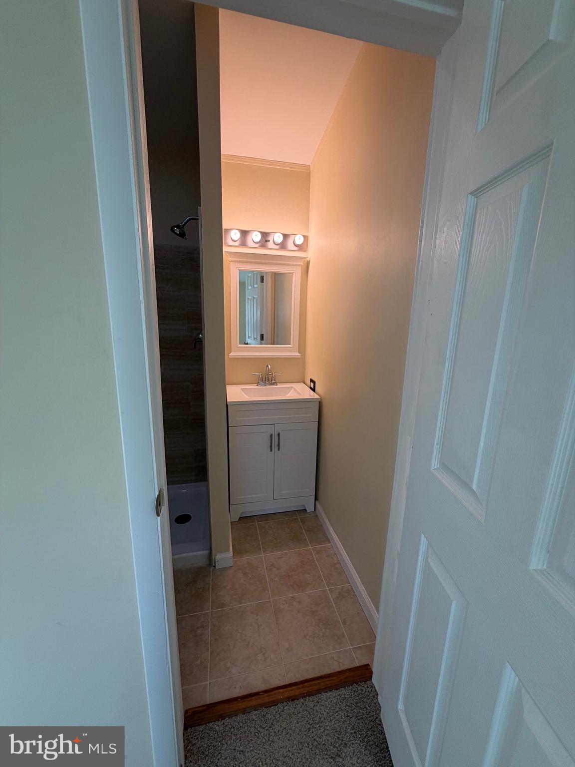 887 Aspen Avenue Spring City, PA 19475 - Photo 7 of 21 a bathroom with a sink and mirror