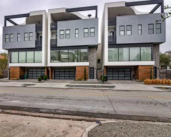 a view of a building with a street