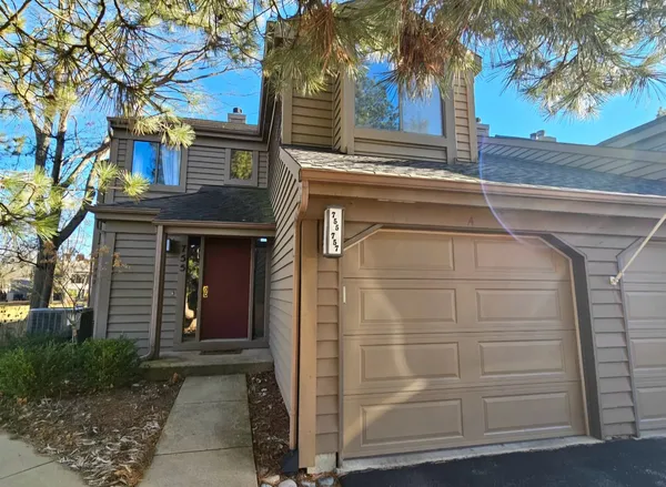 a view of a house with a door