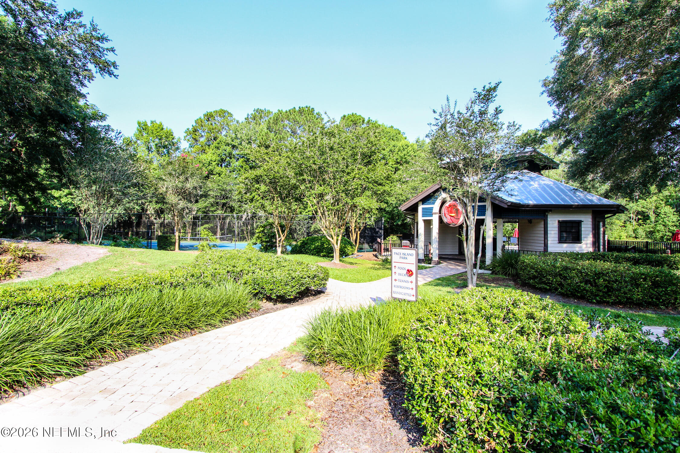 1532 Marsh Rabbit Way Fleming Island, FL 32003 - Photo 75 of 81 j2nd Pool & Cabana Entrance