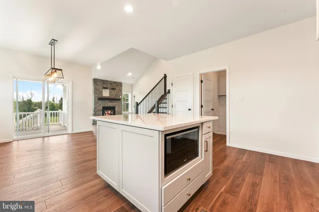 a view of kitchen and utility room