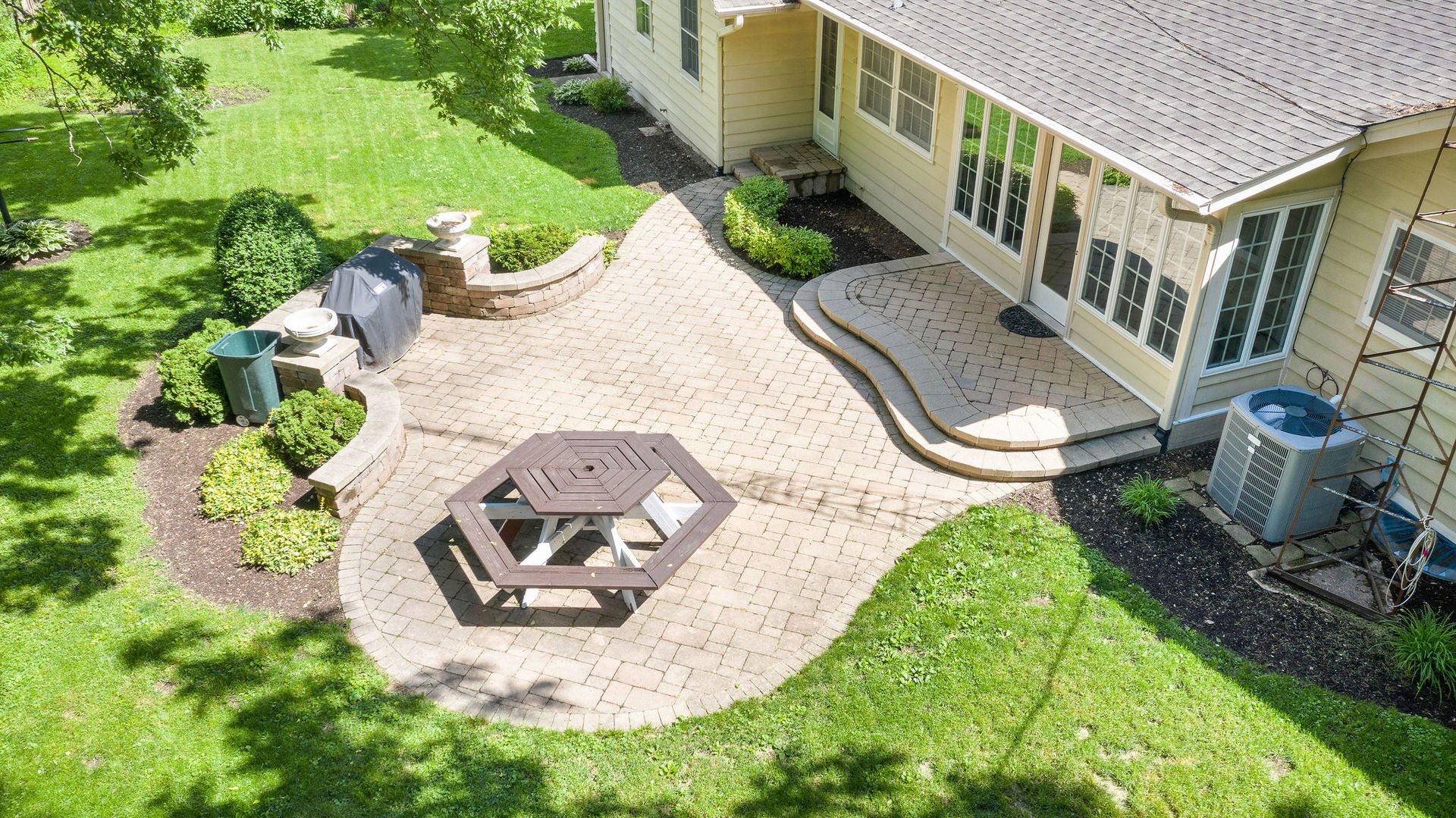 202 Sears Street Plano, IL 60545 - Photo 32 of 32 an aerial view of a house with garden