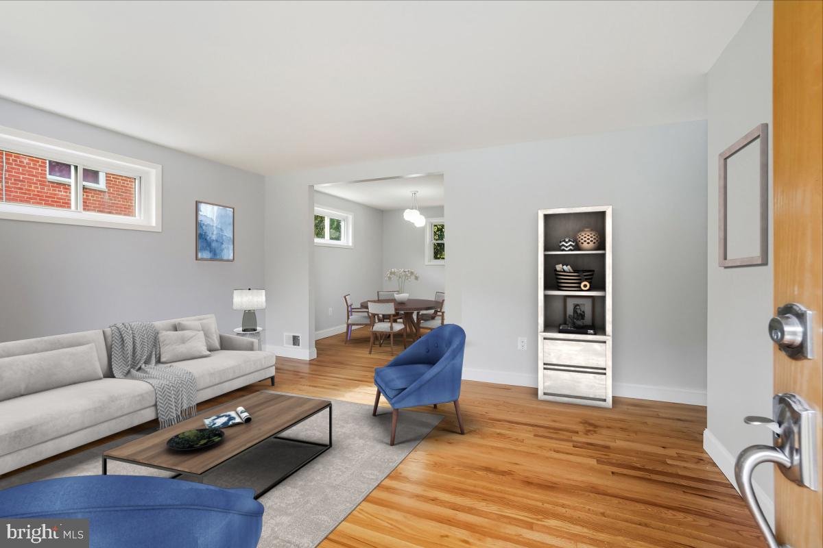 229 Hannes Street Silver Spring, MD 20901 - Photo 4 of 34 Living room, virtually staged