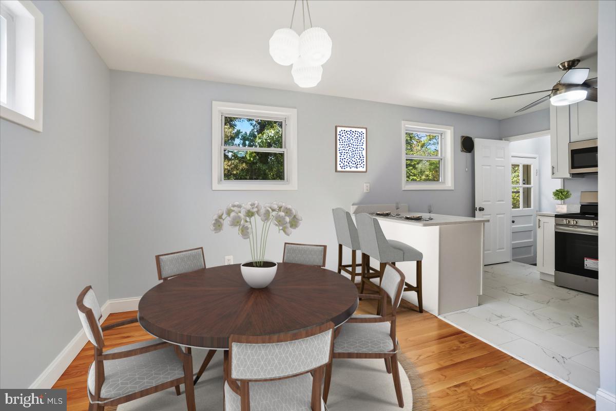 229 Hannes Street Silver Spring, MD 20901 - Photo 8 of 34 Dining room, virtually staged