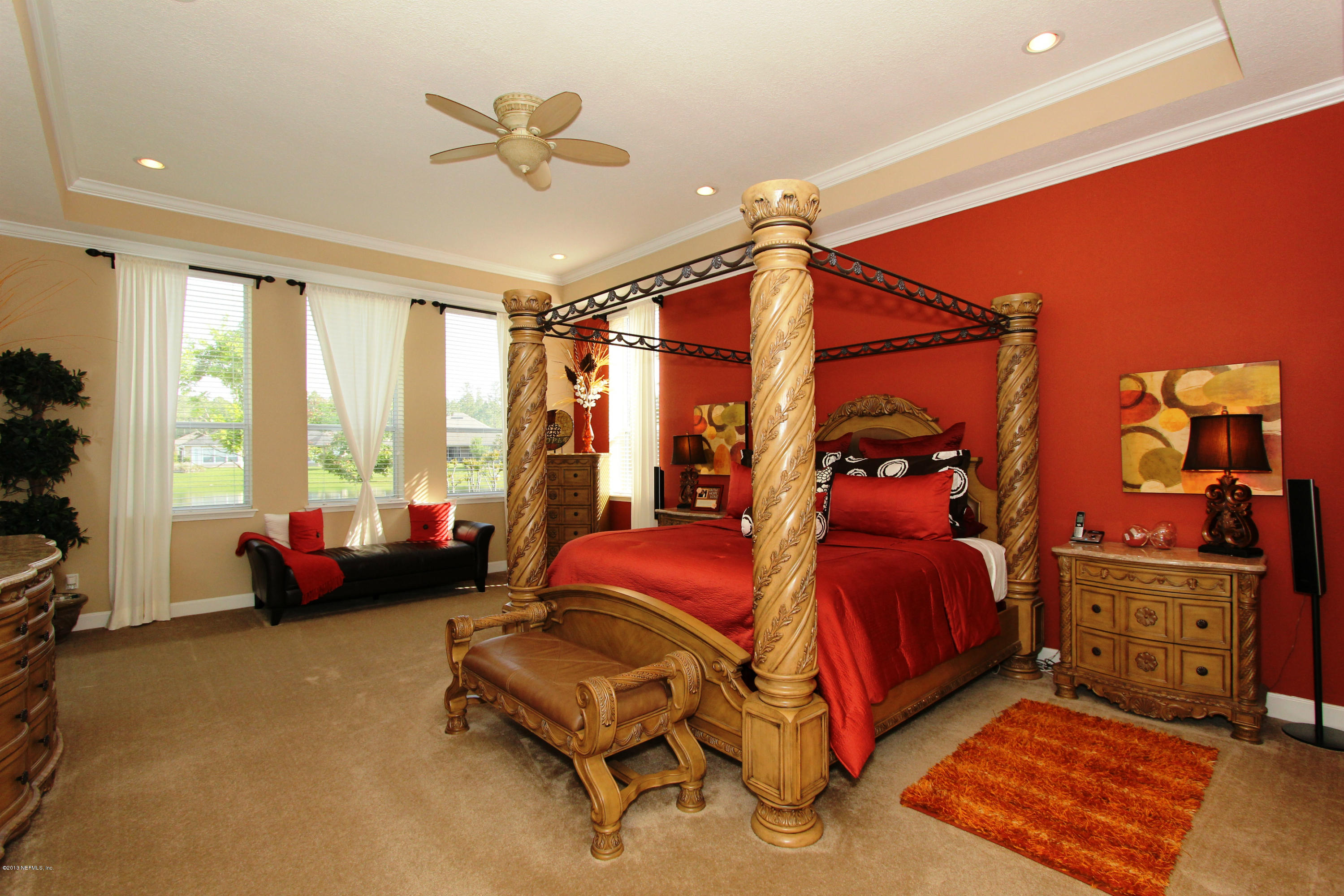 732 Castledale Court Jacksonville, FL 32259 - Photo 25 of 50 a bedroom with bed and window