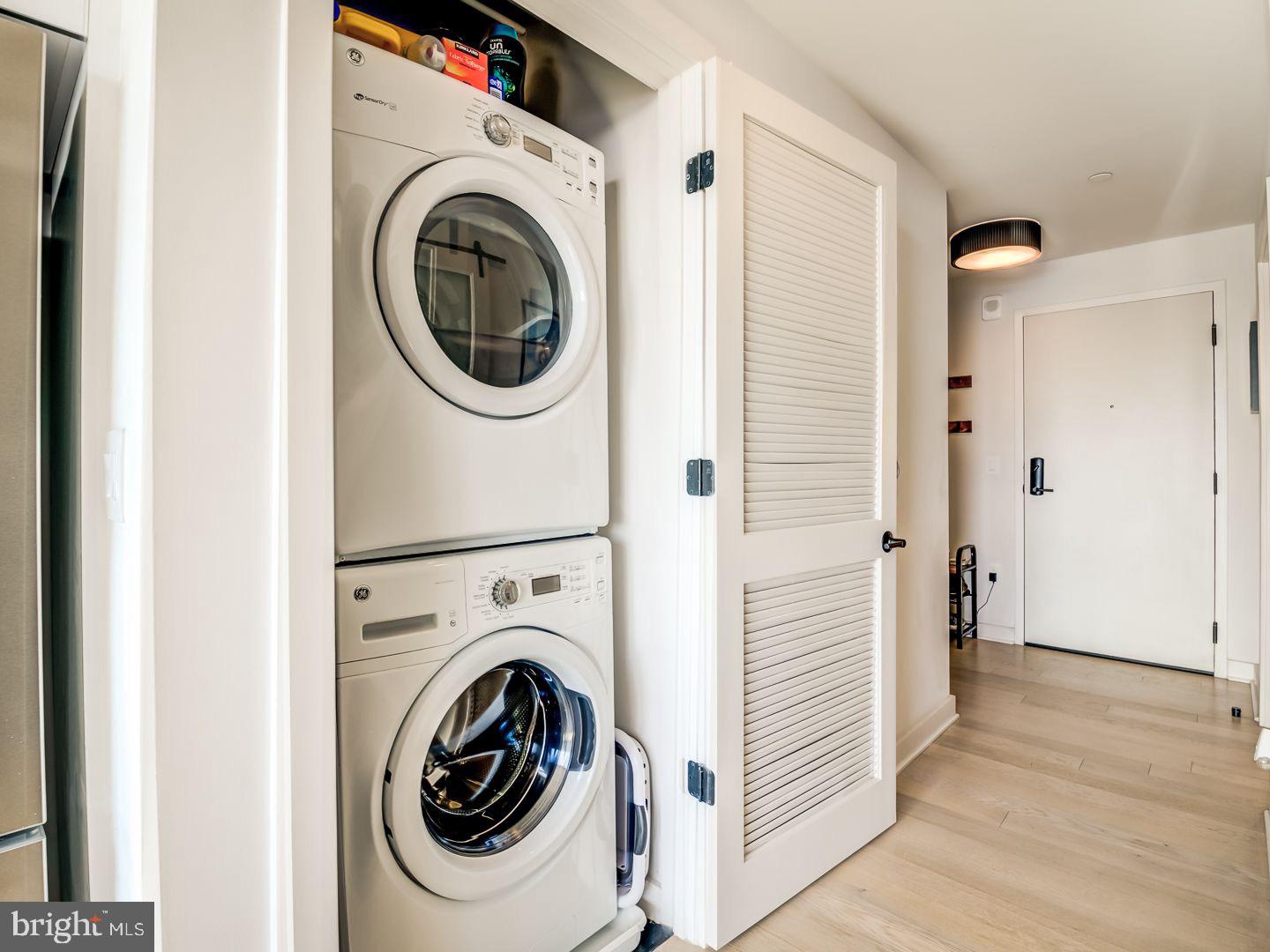 70 N Street Southeast, Unit N811 Washington, DC 20003 - Photo 16 of 28 a utility room with dryer and washer